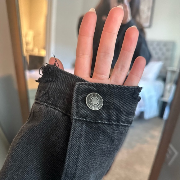 Black denim jacket - Picture 3 of 3